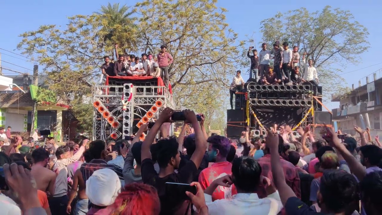 Kolaras Holi dj competition 😱