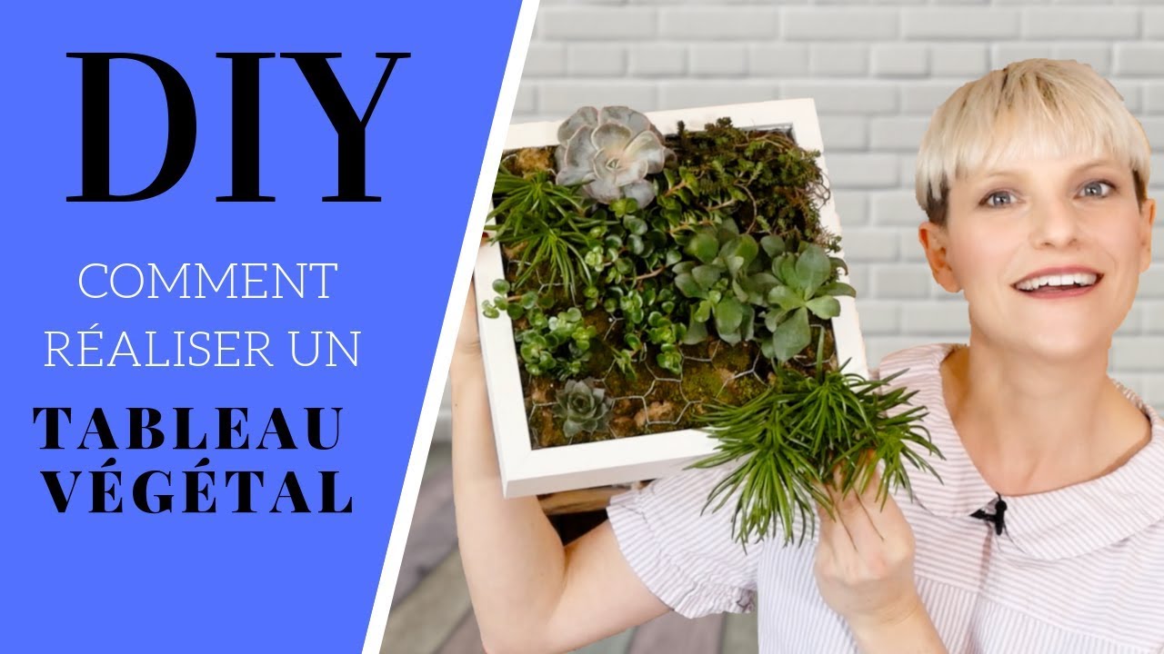 [TUTO DÉCO] DIY Comment fabriquer un TABLEAU VÉGÉTAL ?