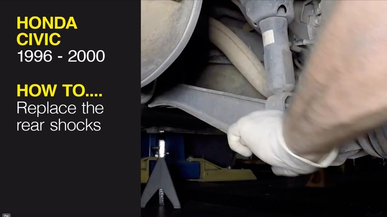 Honda Civic (1996 - 2000) - How to replace the rear shocks - Haynes Manuals