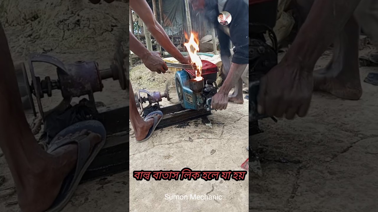 Starting an Engine with Fire in Winter ❄️🔥 | Cold Weather Engine Start | Real Mechanic Trick