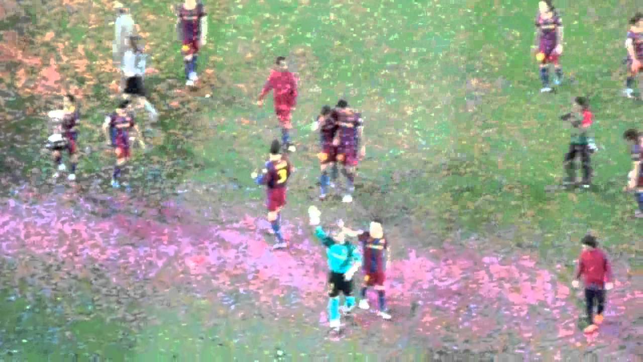 Festa do Barcelona, Campeão Espanhol 2010/11