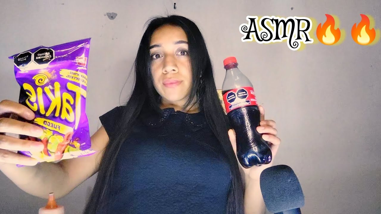 ASMR/ comiendo Takis 🔥💋fuego (mukbang)LIZ ASMR