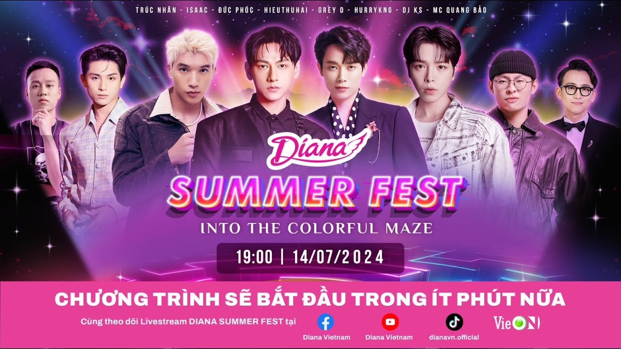 🔥HOT🔥 DIANA SUMMER FEST: INTO THE COLORFUL MAZE 🔥 ON LIVE NOW