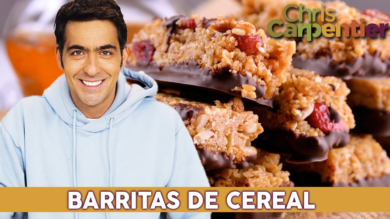 Barritas de CEREAL CASERAS ideales como LONCHERA PARA NIÑOS | Christopher Carpentier