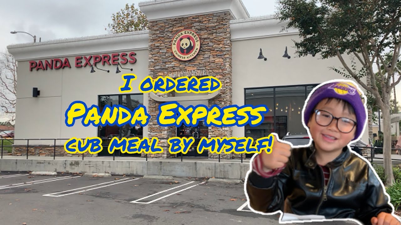 I ordered Panda Express cub meal by myself. #pandaexpress