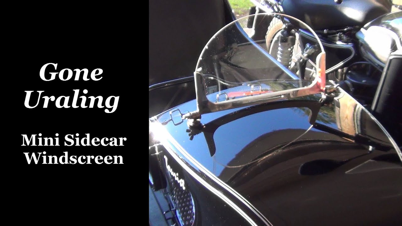 Mini Sidecar Windscreen Install - Doggy Winshield