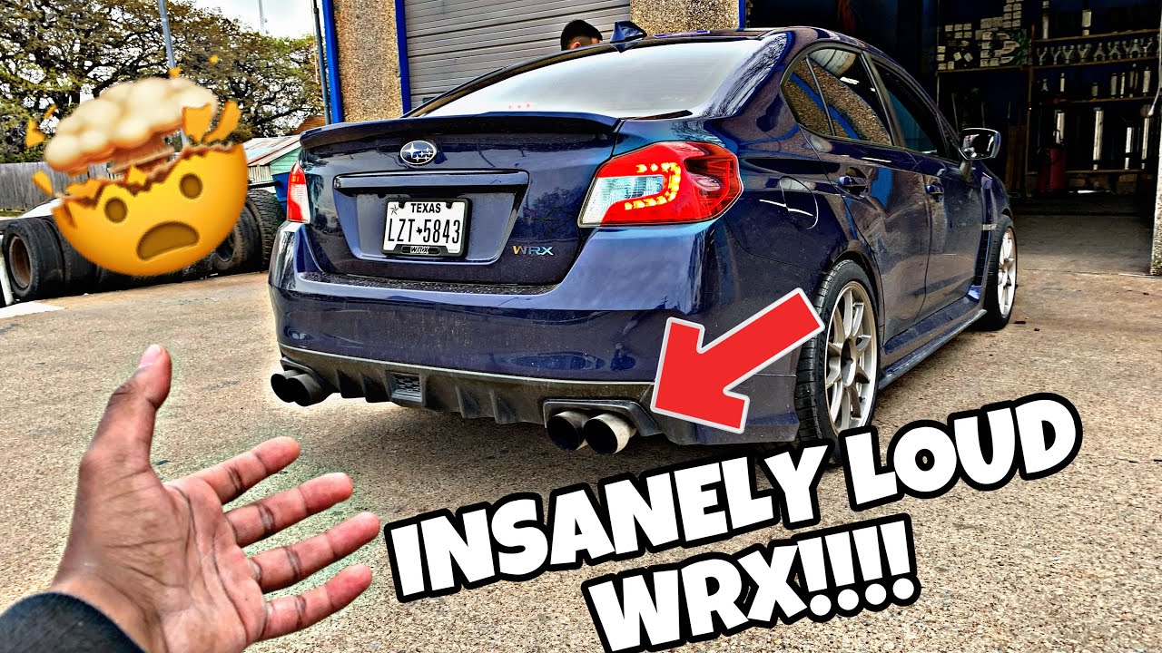 THE BEST TOMEI EXHAUST!! Subaru WRX **INSANELY LOUD** (REVS & FLY-BYS)