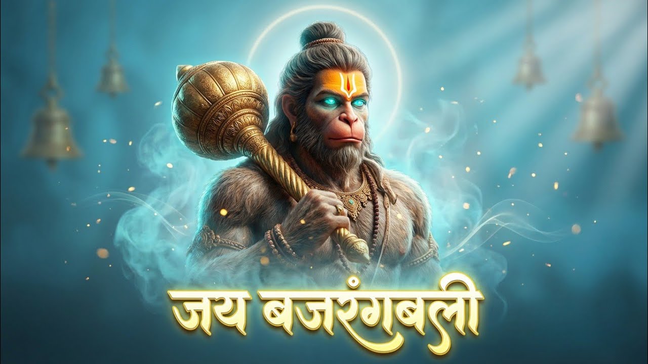 हनुमान जी के भजन – Hanuman ji ke bhajan Shri Hanuman chalisa, Sankat Mochan Naam tiharo #viral 