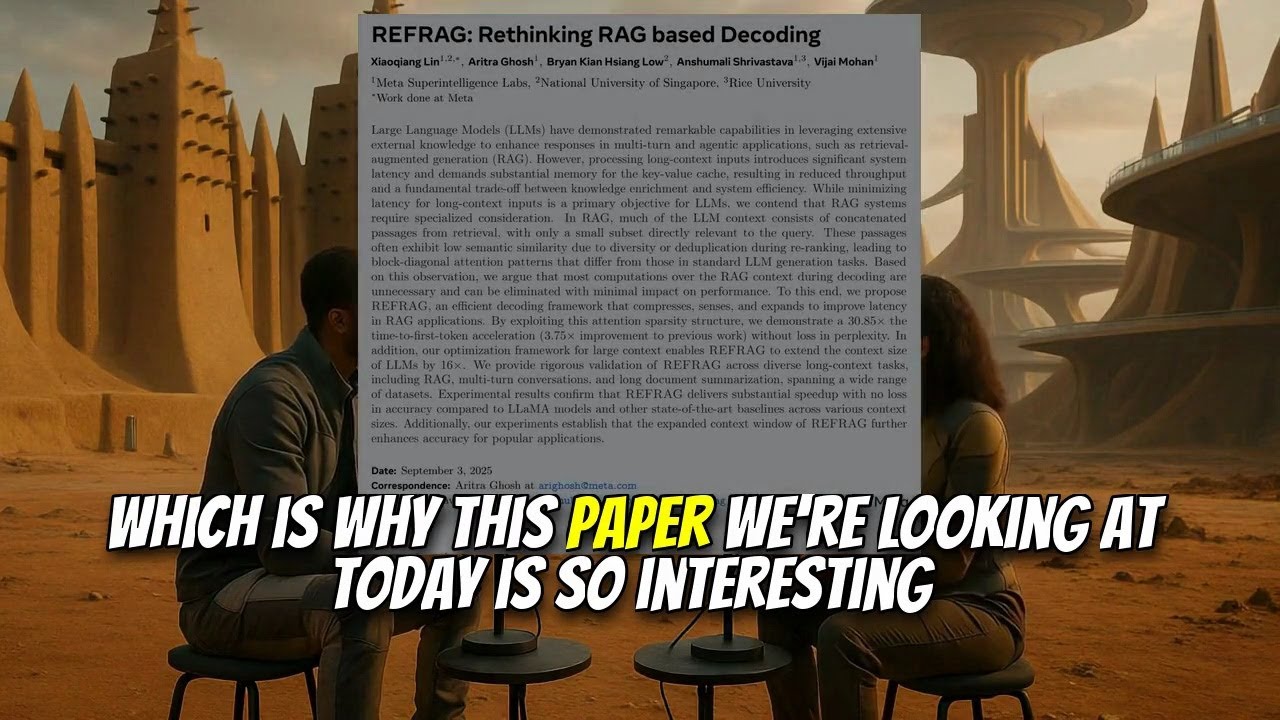 REFRAG: Rethinking RAG based Decoding (September 2025)
