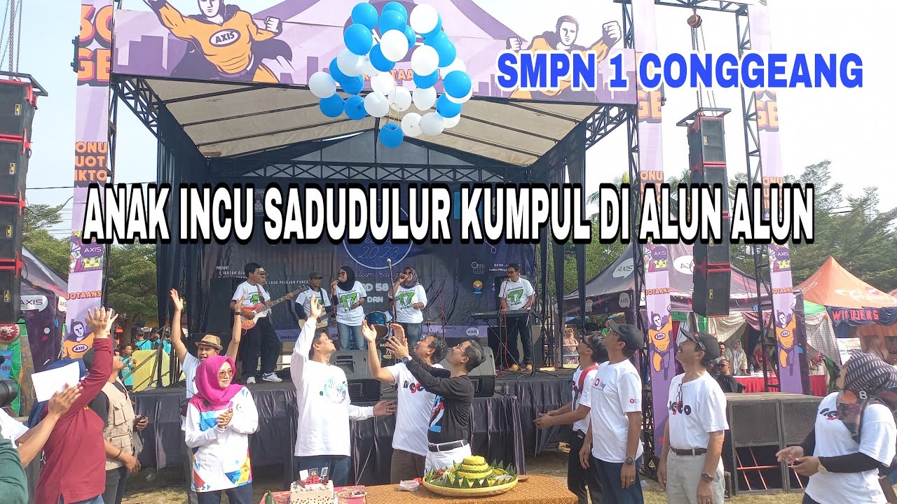 P5, MILAD KE 58 & REUNI AKBAR SMPN 1 CONGGEANG [NESCO] RESMI DIBUKA KANG EKA GANJAR