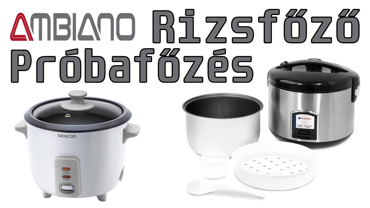 Ambiano Elektromos Rizsfőző Próbafőzés