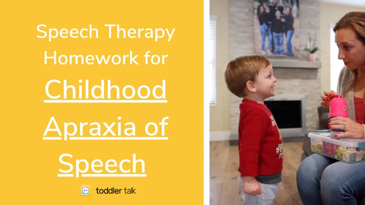 Speech Therapy Homework For Apraxia [How to approach home practice for childhood apraxia of speech]