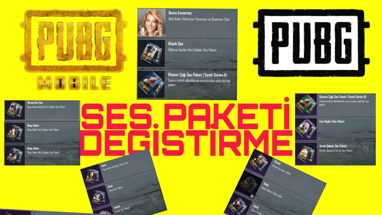 PUBG MOBİLE SES PAKETLERİ NASIL KULLANILIR