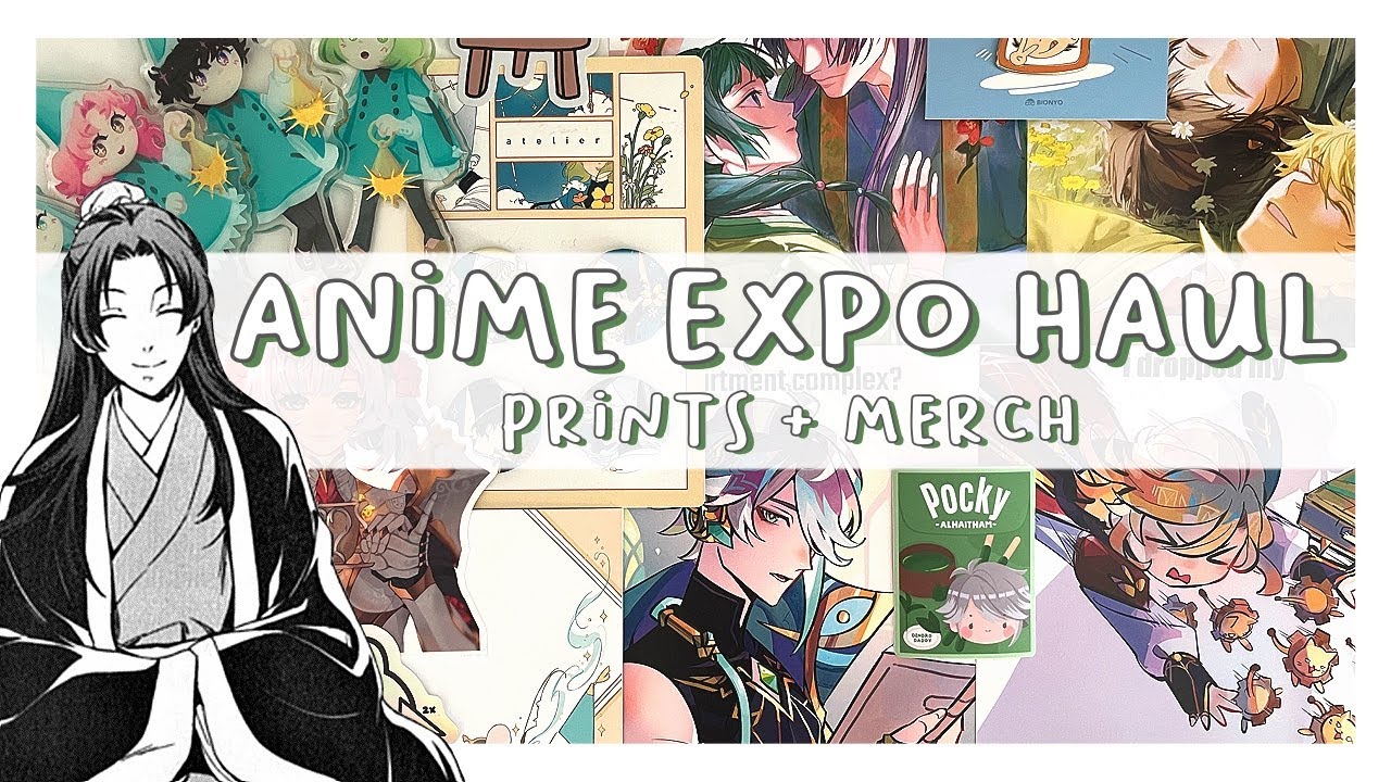 anime prints + that one time i spiraled for gacha photocards | AX2024 ARTIST ALLEY HAUL