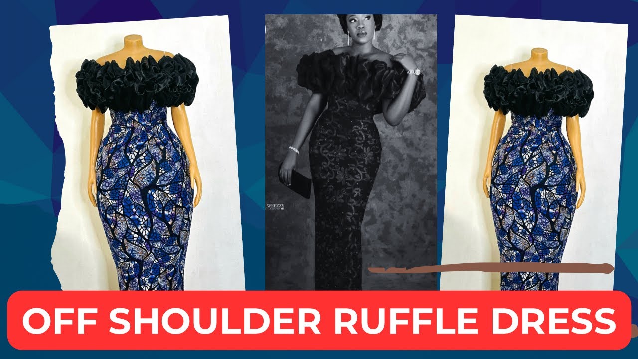 How to make off shoulder ruffle DIY easy steps