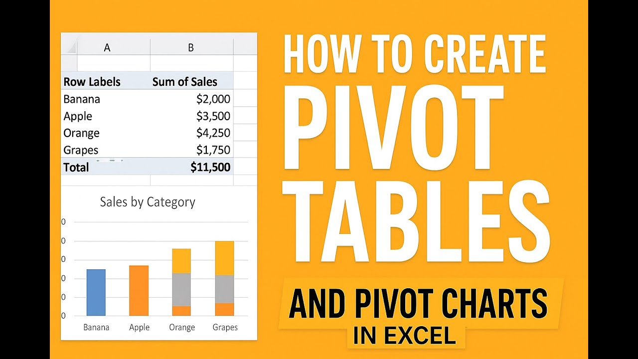 Learn How to Create Pivot Tables and Pivot Charts in Excel!
