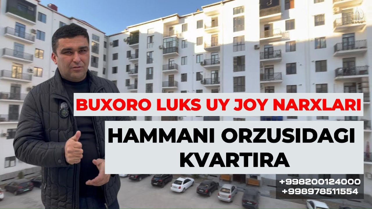 BUXORO LUKS KVARTIRA NARXLARI | BUXORO UY JOY NARXLARI 2024 | HAMMANI ORZUSIDAGI UY