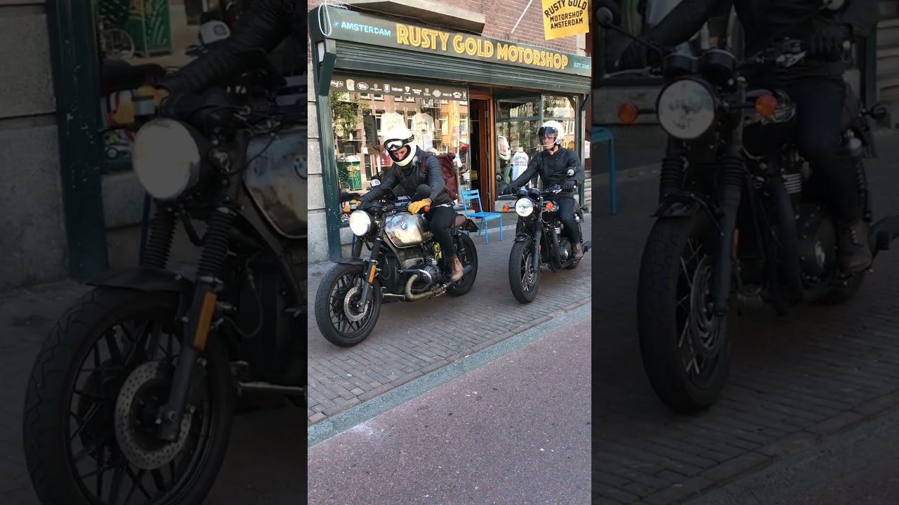 Classic or retro? Which would you pick. #triumph #bonneville #bmw #r100
