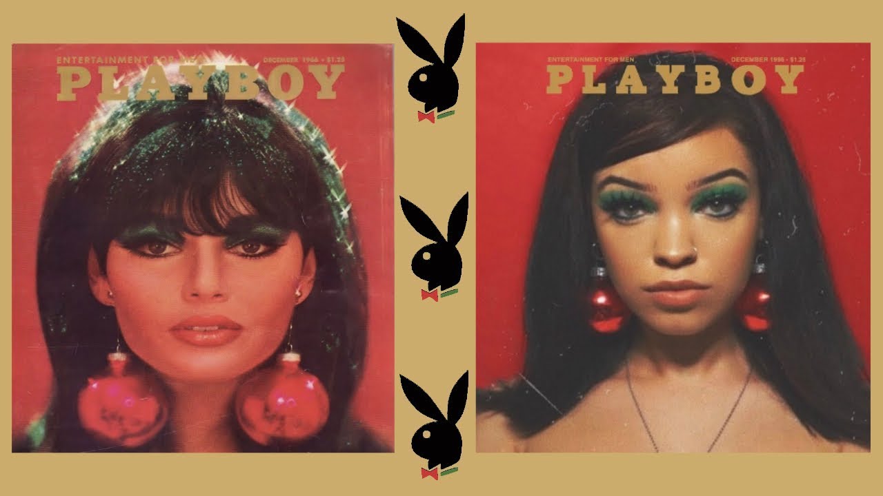 Recreating a VINTAGE PLAYBOY cover (makeup transformation)