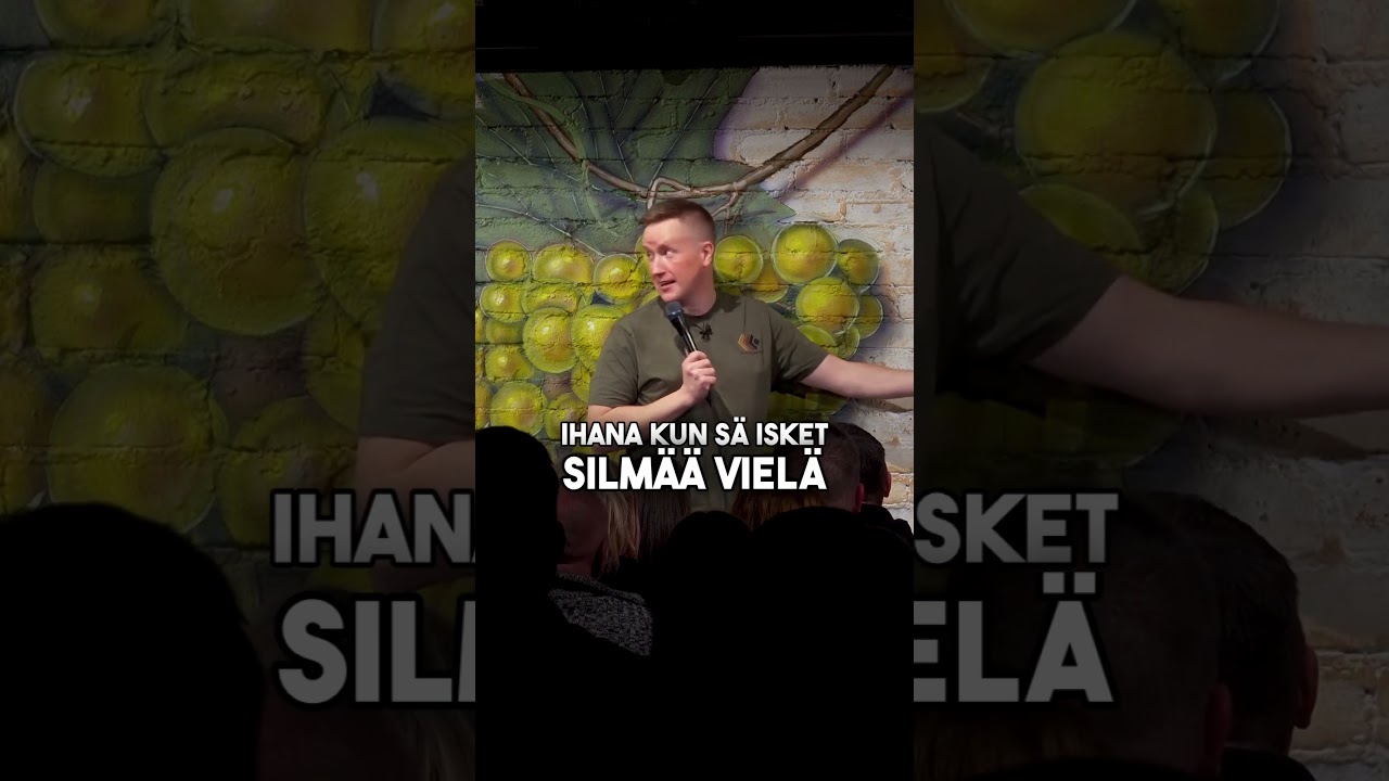 Ne ottaa nuoremman jotka saa! #standup #standupcomedy #comedy #humor #funny #standupsuomi