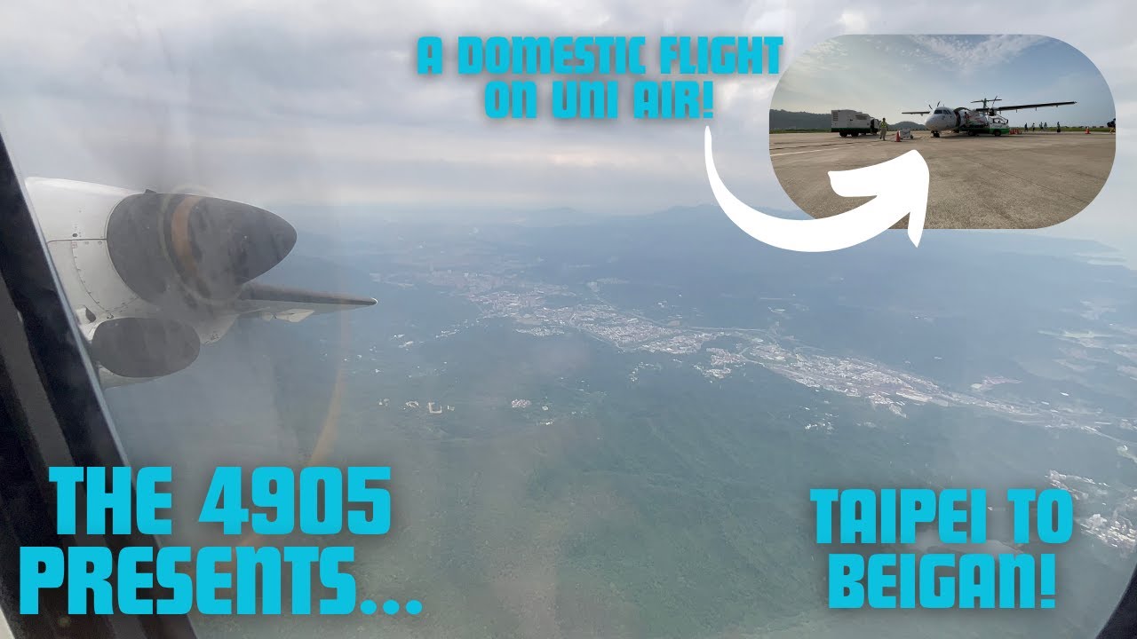 Flying UNI AIR DOMESTIC! The 4905
