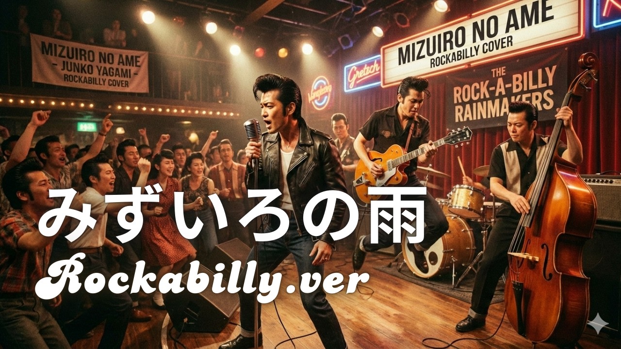 みずいろの雨 / 八神純子 - ロカビリー AI cover