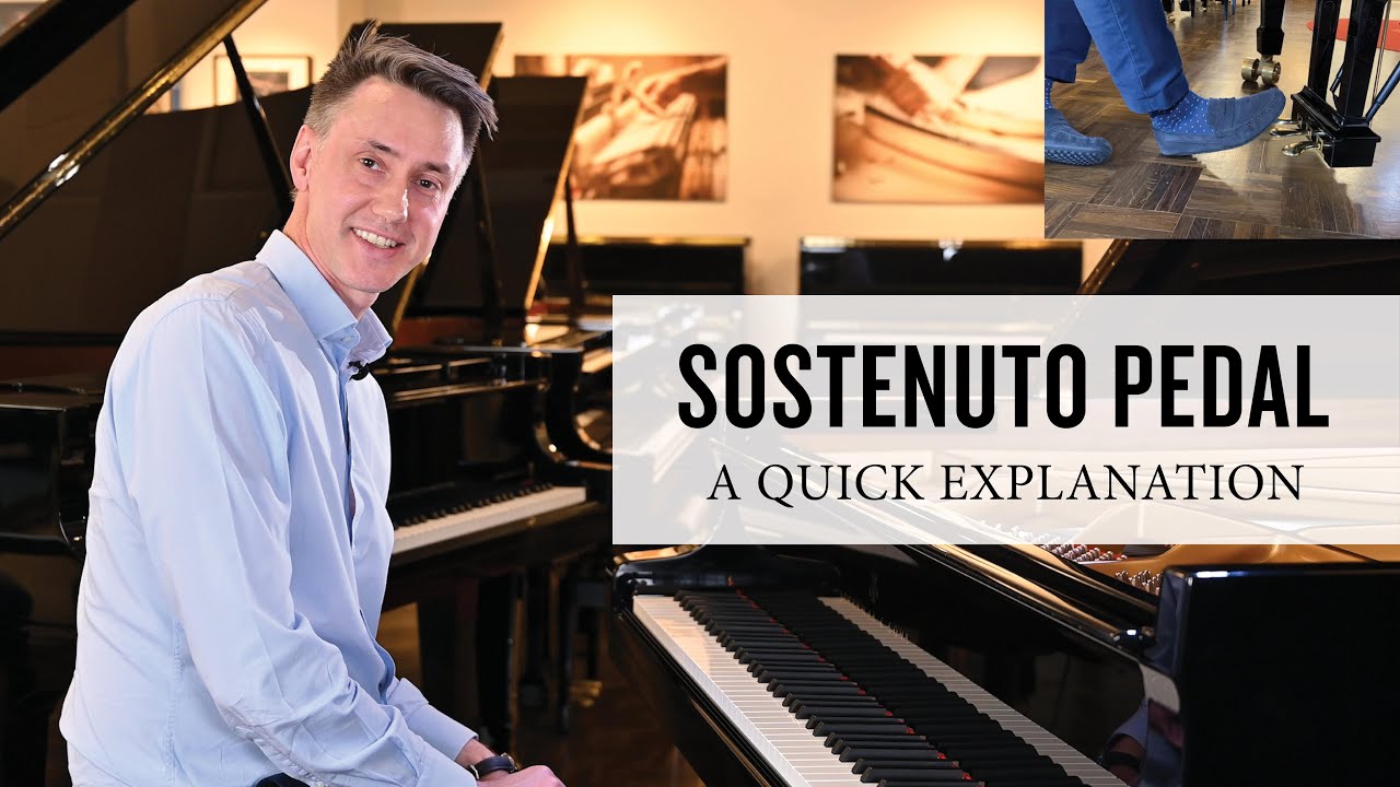 How does the middle pedal work? (The sostenuto pedal of a grand piano)