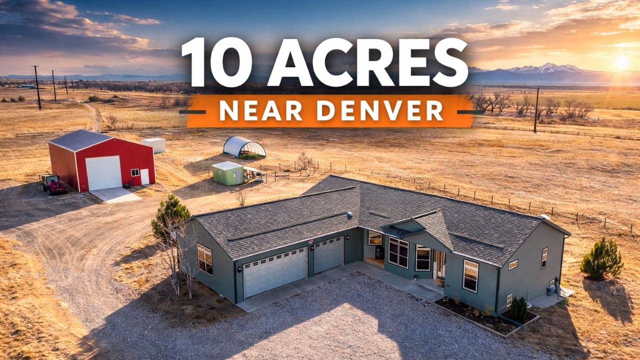 Colorado Horse Property Tour | 9.69 Acres, Barn & Mountain Views Near Denver