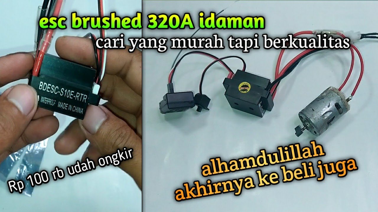 ESC 320A 6-12 volt brushed murah