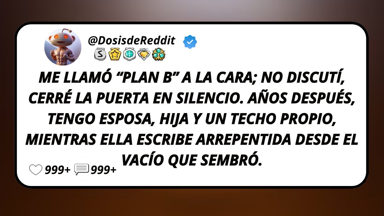Me Llamó “Plan B” A La Cara; No Discutí, Cerré La Puerta En Silencio. Años Después, Tengo Esposa...