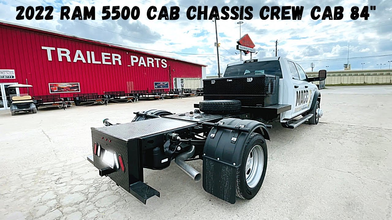 2022 Ram 5500 Cummins Cab Chassis Crew Cab 84” Heavy Hauling Trucker Build | CDL Hotshot Trucking