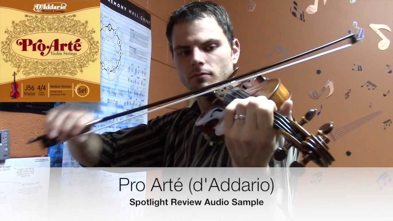 Pro Art&eacute; - D'Addario Spotlight Review Audio Sample