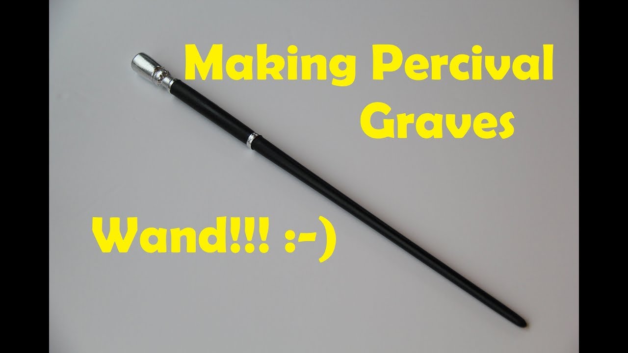 Making Percival Graves' wand from Fantastic Beasts! Wooden wand making! :-)