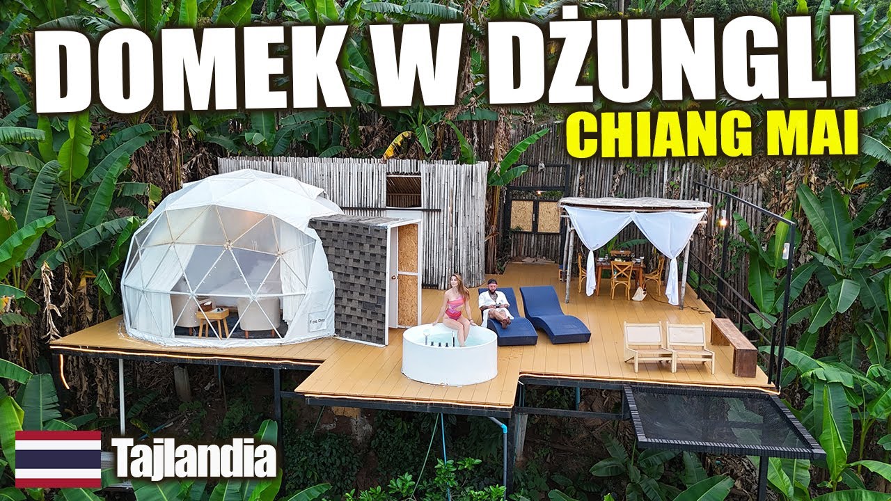 Luksusowy namiot w dżungli na Północy Tajlandii (Chiang Mai) TOP MIEJSCE
