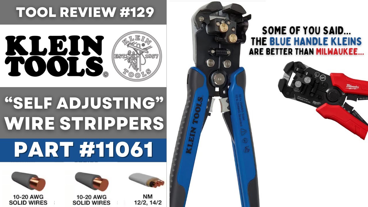 Саморегулирующиеся стриптизеры Klein — некоторые говорят, что они лучше, чем Milwaukee 