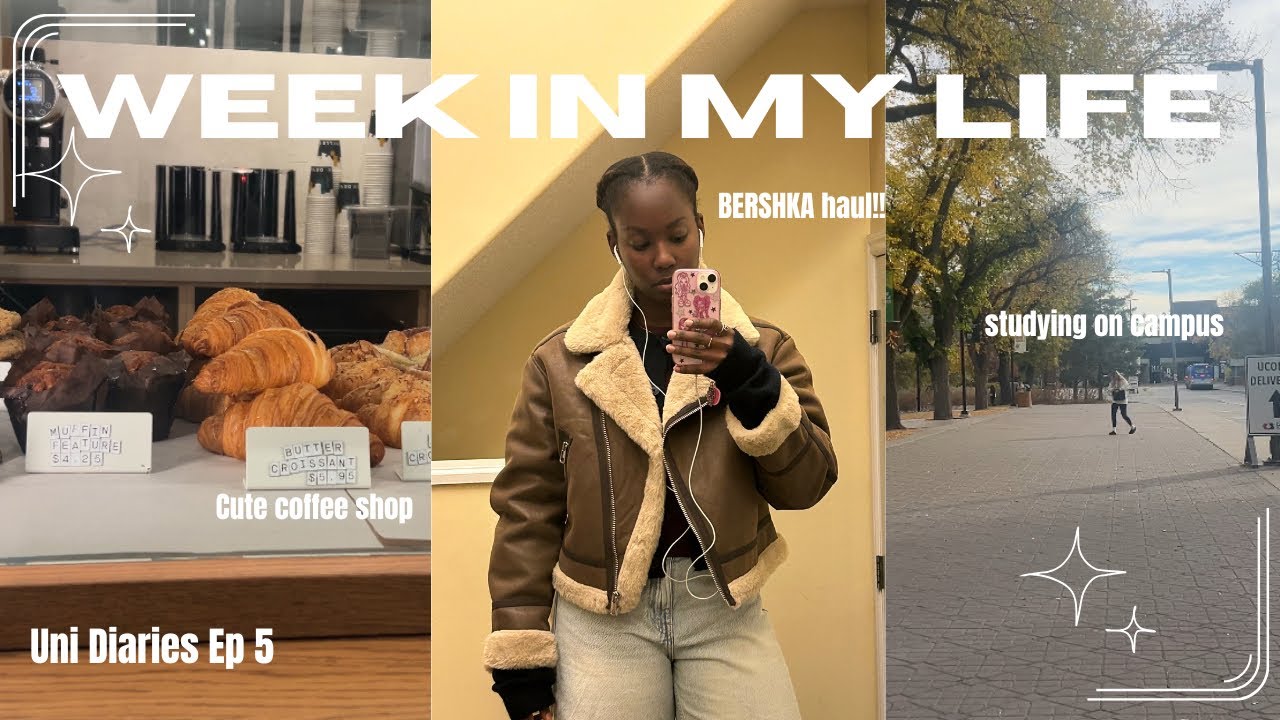 Week in the life of a Uni Student | clothing haul, study, coffee shop and more