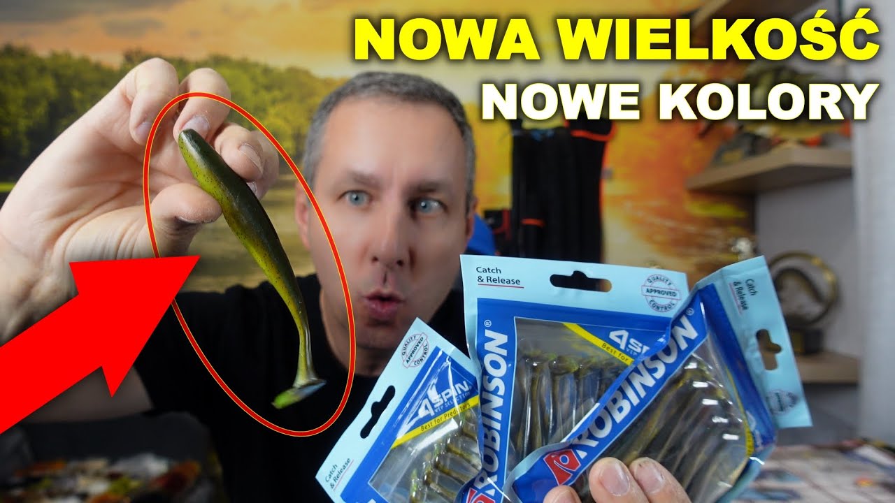 Świetna przynęta na okonie, szczupaki, sandacze - nowe kolory !!! Nowy rozmiar !!!