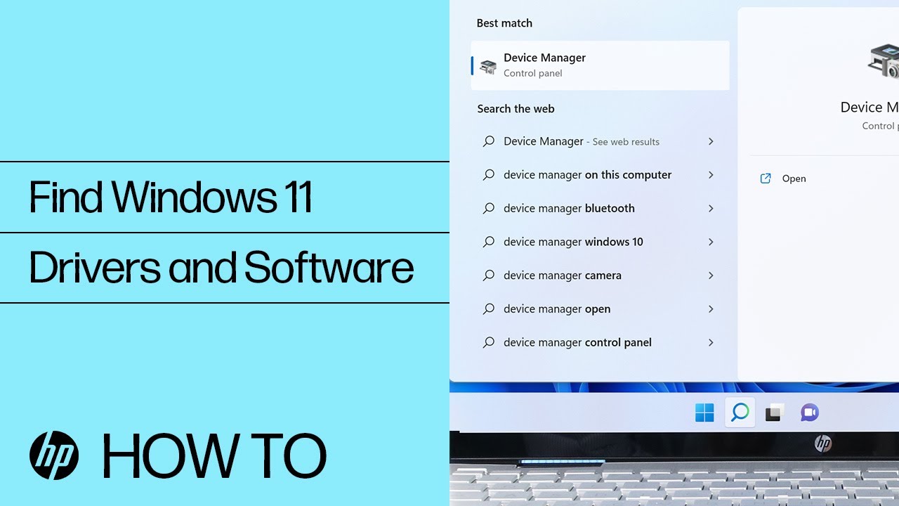 Finding Windows 11 Drivers and Software | HP Computer Service | HP Support