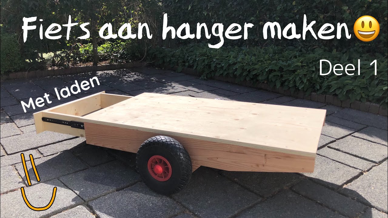 Een fiets aanhanger maken met laden! deel 1. Werkplaats aan huis #12