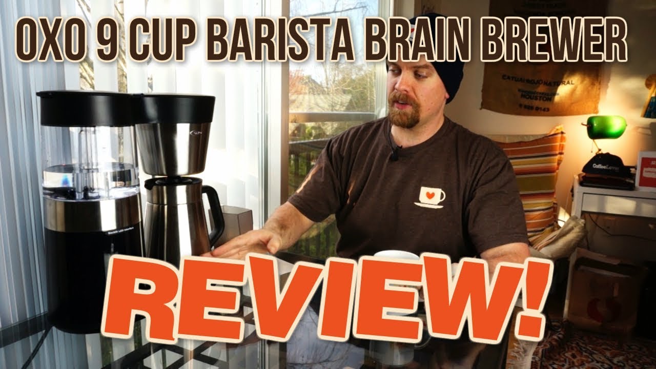 OXO Barista Brain 9 Cup Brewer - An Automated Brewer for Specialty Coffee