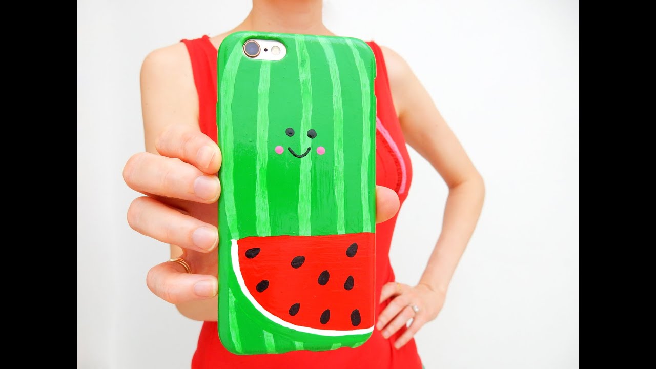DIY Kawaii Watermelon Phone Case