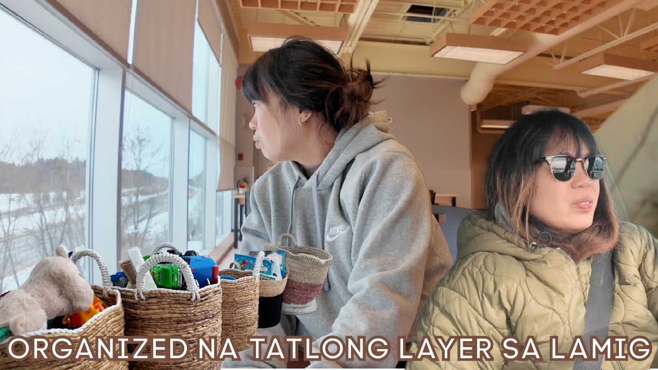 PINAY IN THE CANADA: TARA ORGANIZING TATLONG LAYER NA AKO SA LAMIG | SUMAGLIT SA GYM | mylen D