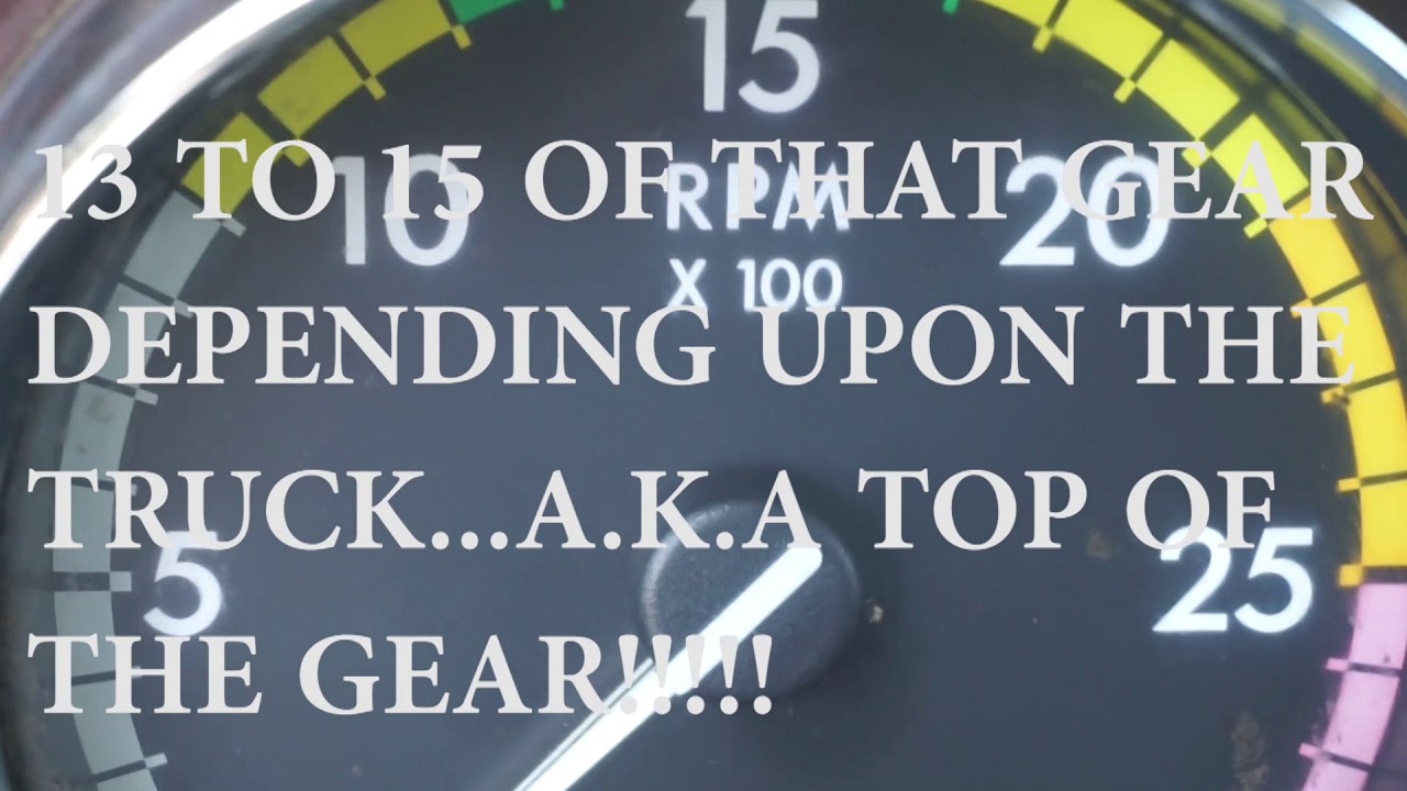 TRUCKING: HOW to FLOAT GEARS with a 10 SPEED !! ( REQUESTED) !!!