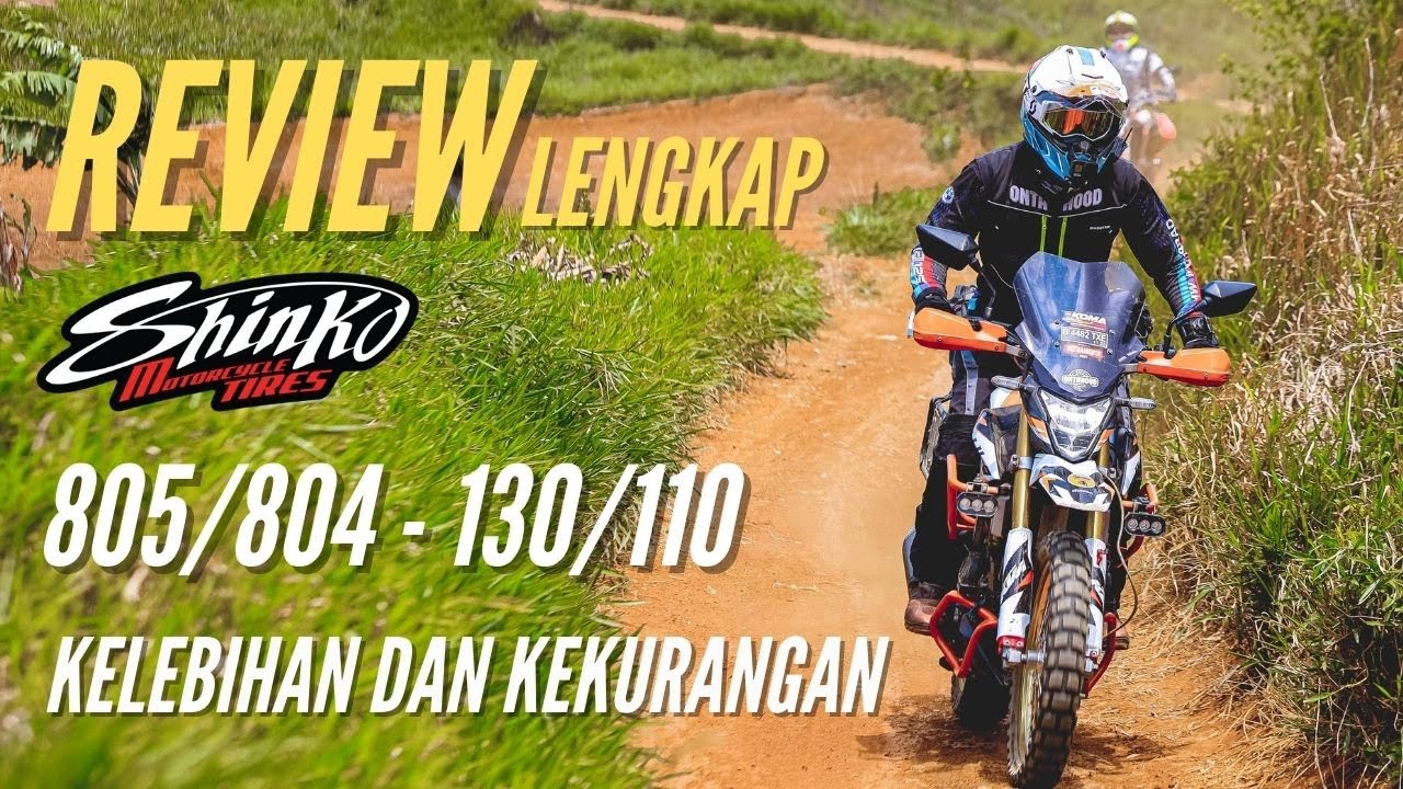 REVIEW SHINKO BIG BLOCK 805 & 804 (BEST DUALPURPOSE TIRE) | BAN DUAL PURPOSE TERBAIK!!! AUTO PEDE!!!