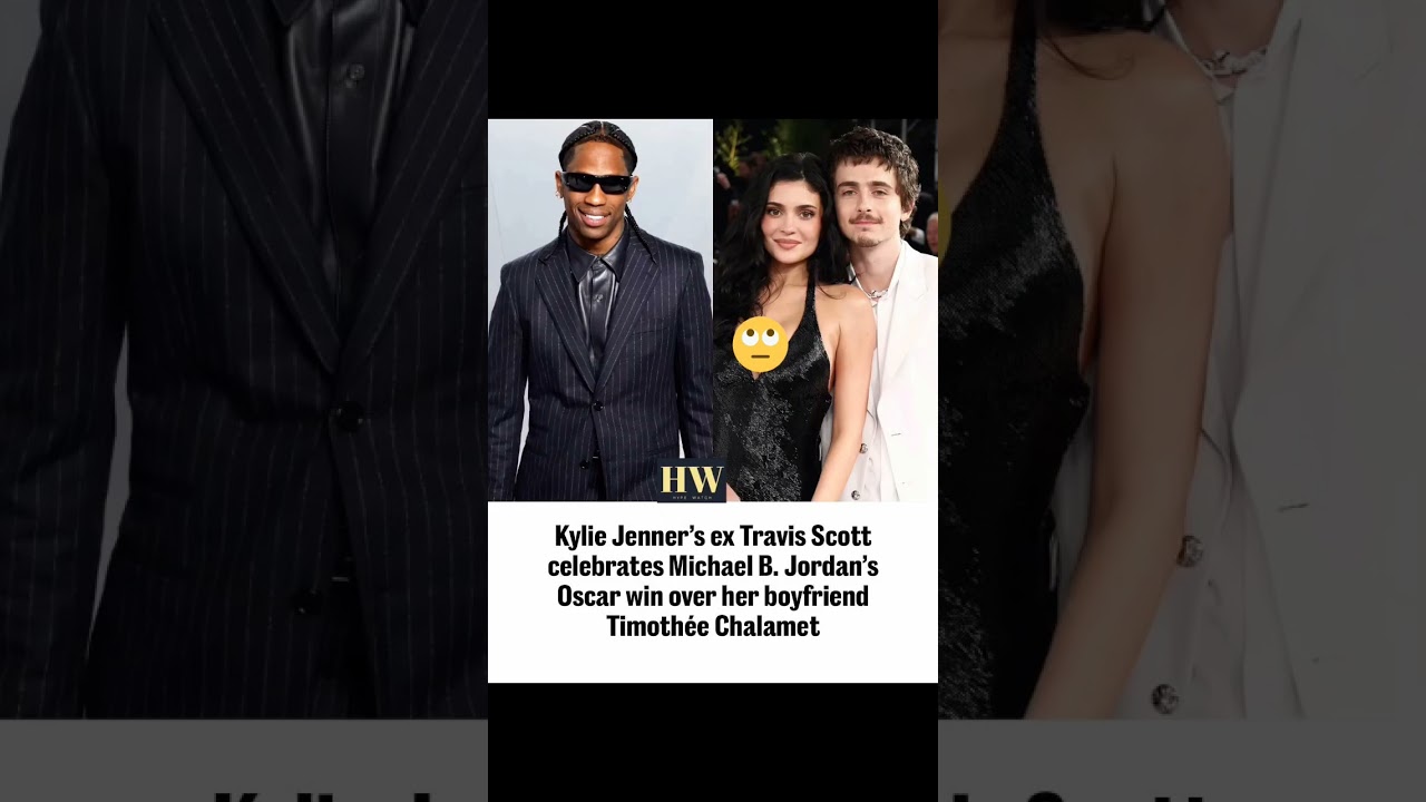 Travis Scott Picks Sides! Celebrates Michael B. Jordan OVER Kylie's Timoth&eacute;e Chalamet! #travisscott