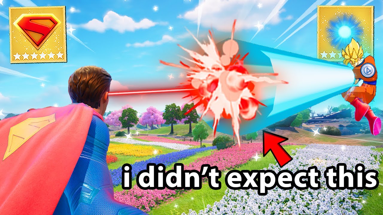 The *SUPERMAN vs DRAGON BALL* Challenge in Fortnite