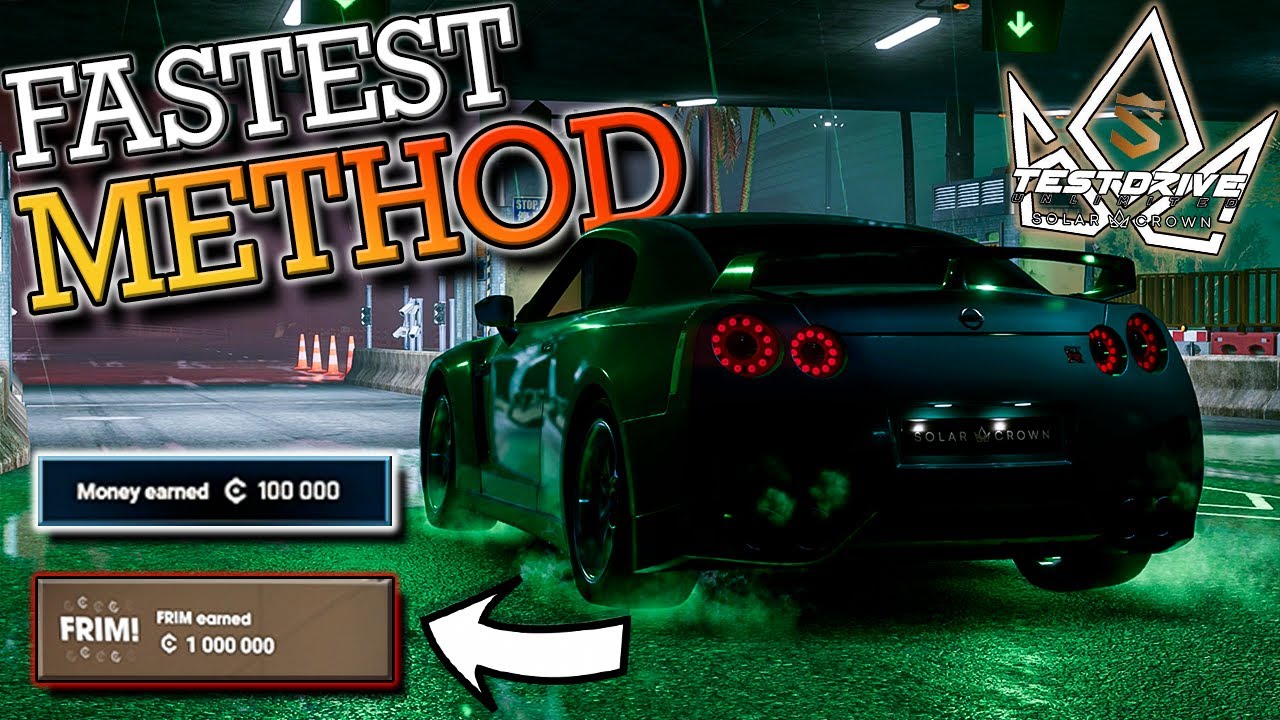 Easier & Faster FRIM Guide! 1 Million in 30min Per Day | Test Drive Unlimited Solar Crown