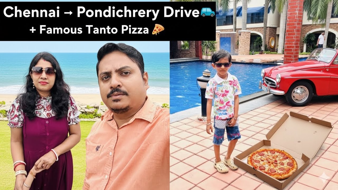 Chennai to Pondicherry Road Trip | Famous Tanto Pizza | ECR Travel Vlog