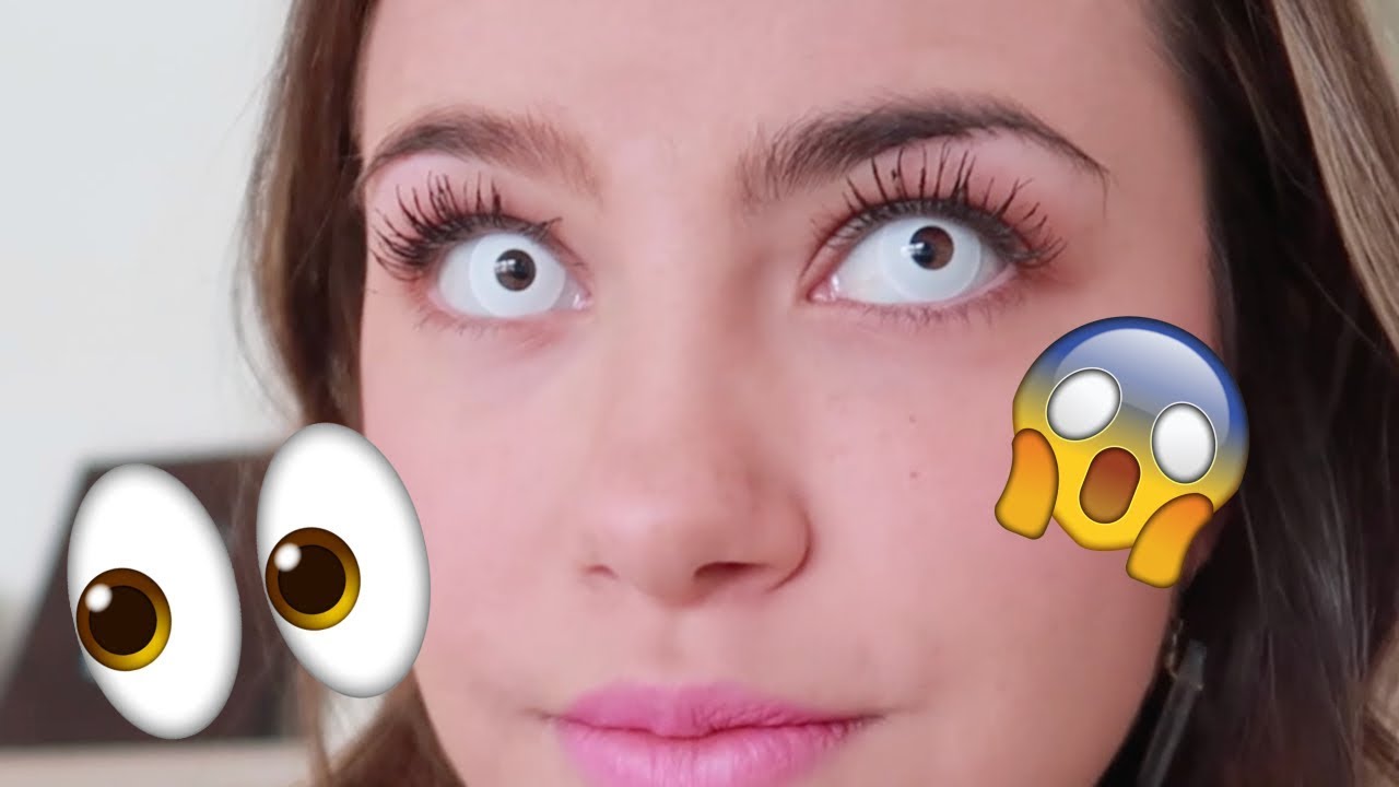 trying contacts for the FIRST TIME!! | Alyssa Mikesell colored contacts