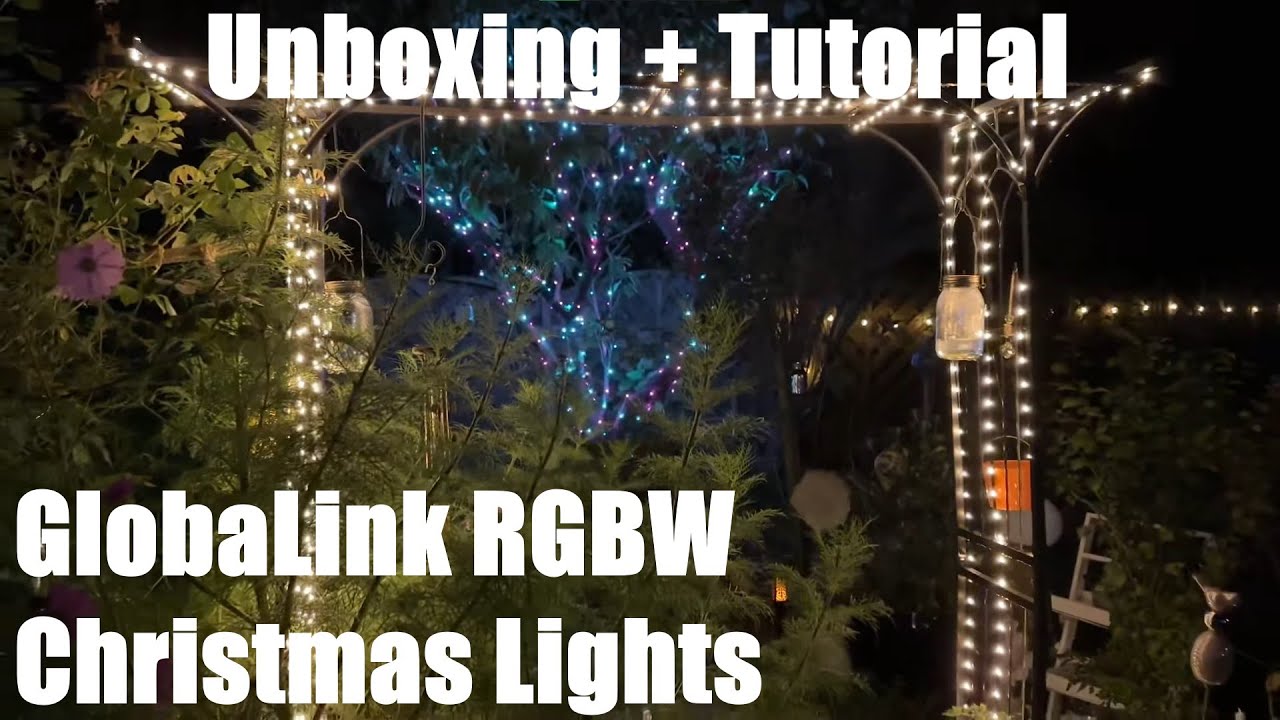 GlobaLink Rope Lights Outdoor, 25M/82FT 500Leds Christmas Rope Lights, IP65 Unboxing & instructions